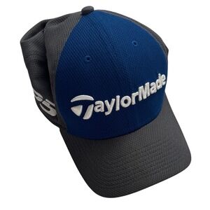 TaylorMade New Era 39THIRTY Golf Hat Blue Grey TP5 M3 Stretch Fit Large-XL